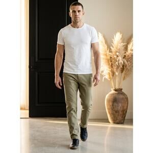 RHONE Commuter Pants in Tan Beige Mens Size 33x29